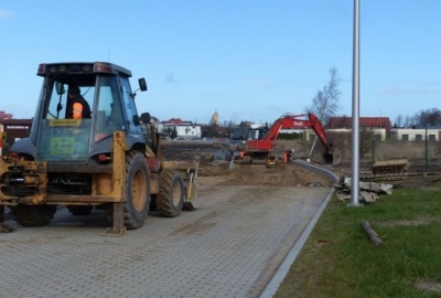 Budowa nowej drogi do basenu rybackiego w Darłowie